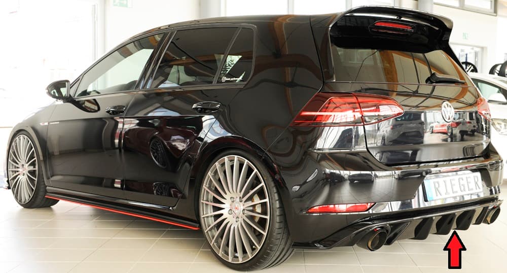 VW GOLF 7.5 GTI - RIEGER HECK DIFFUSOR 00088160 – Bild 2