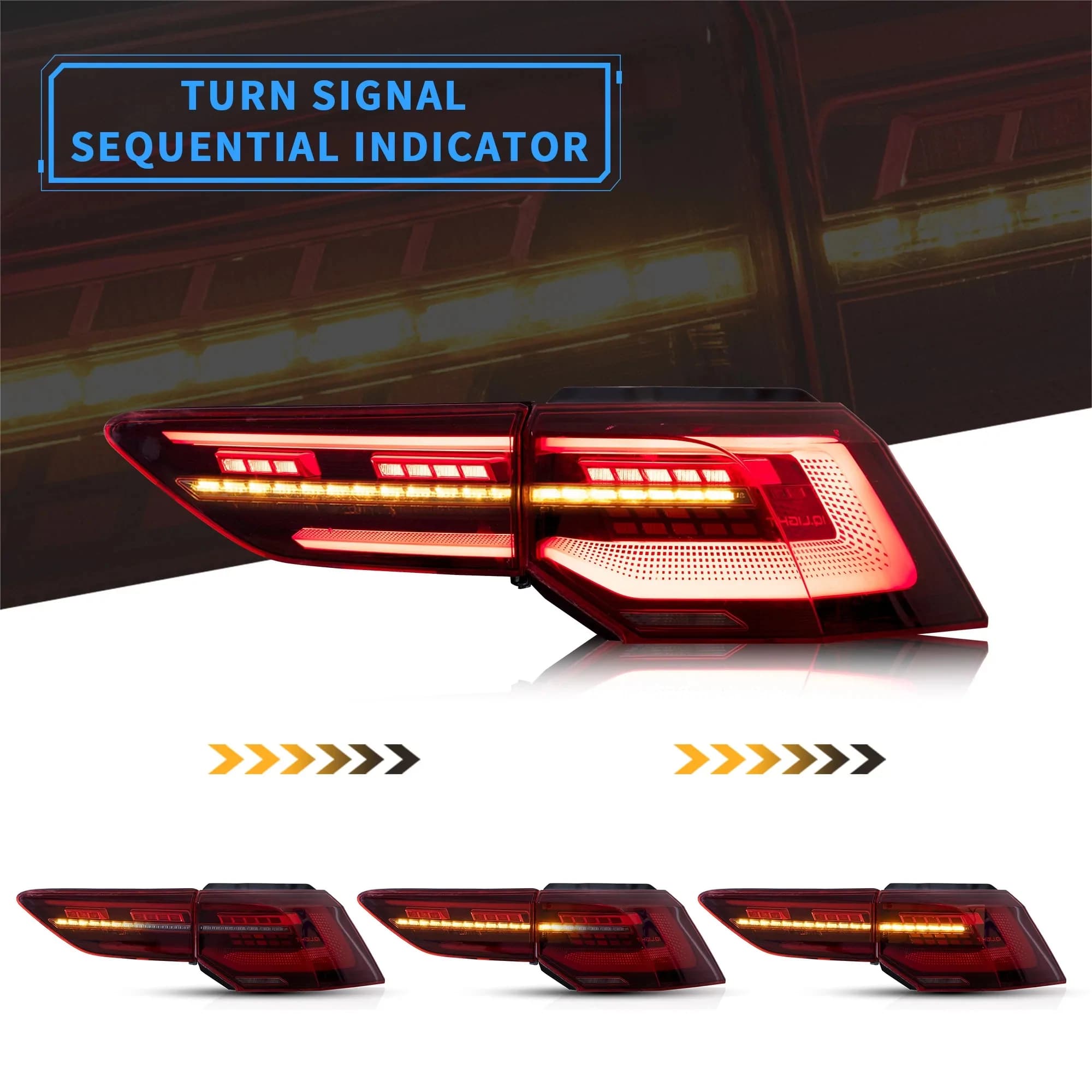 VW GOLF 8 - LED LIGHTBAR RÜCKLEUCHTEN FACELIFT OPTIK (DYNAMIC) – Bild 2