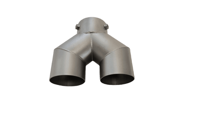 GRAIL Endrohrstück Y für M2 M3 M4 # 101710 für Ø 115mm Endrohr – Bild 5