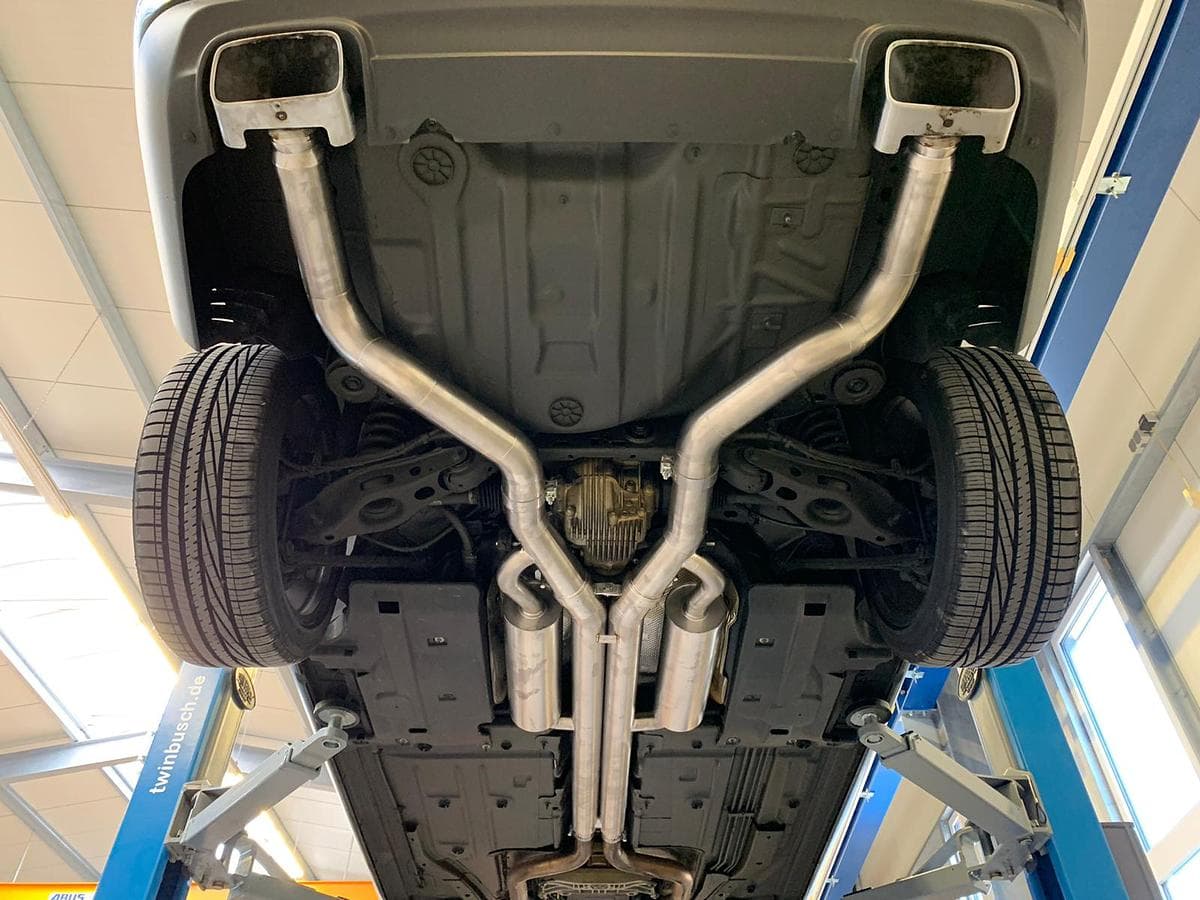 DODGE CHALLENGER HELLCAT - GRAIL DUPLEX SPORTAUSPUFF ANLAGE AB KAT V.8
