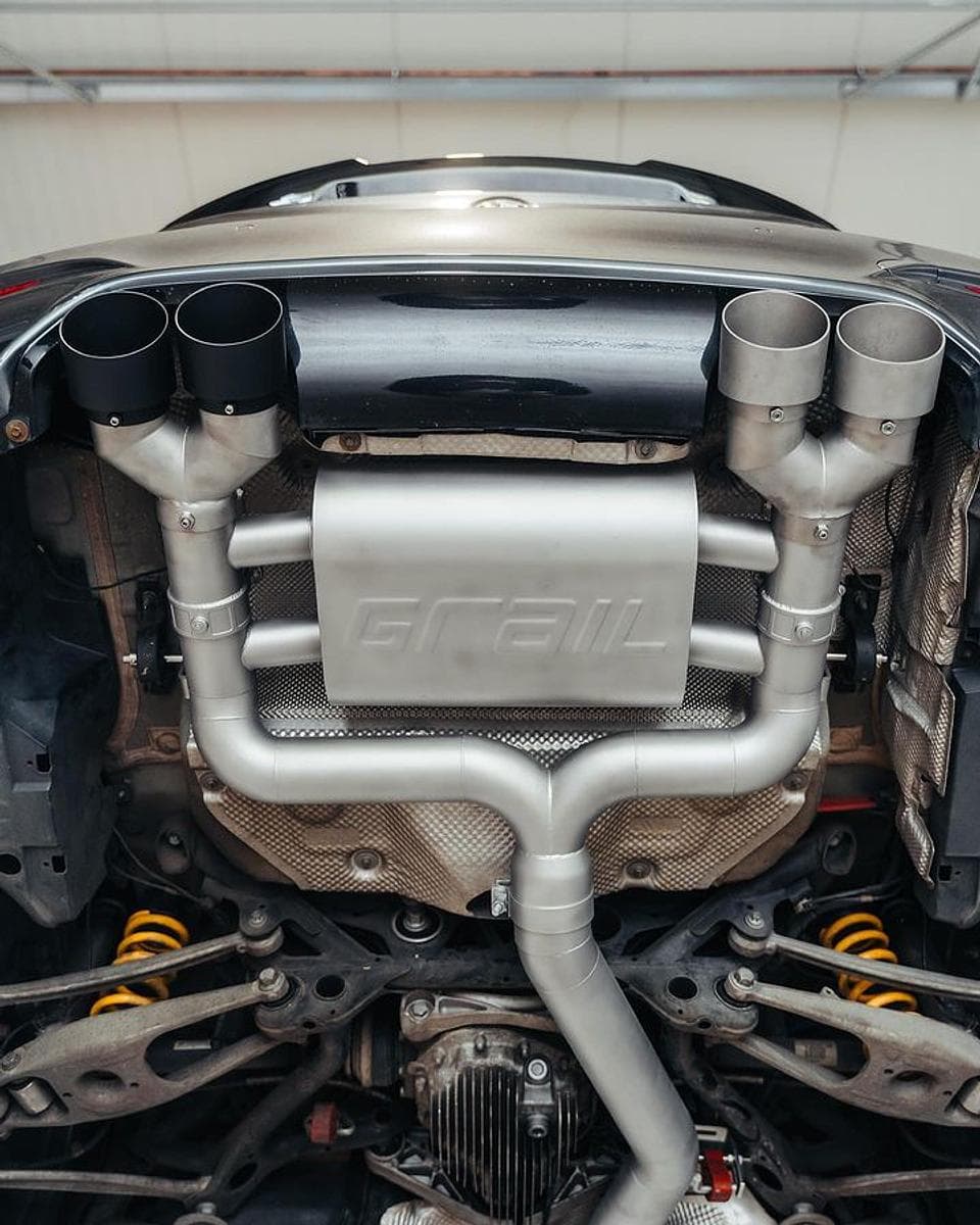 BMW M4 F83 - GRAIL DUPLEX SPORTAUSPUFF ANLAGE AB KAT Ø 89MM – Bild 2
