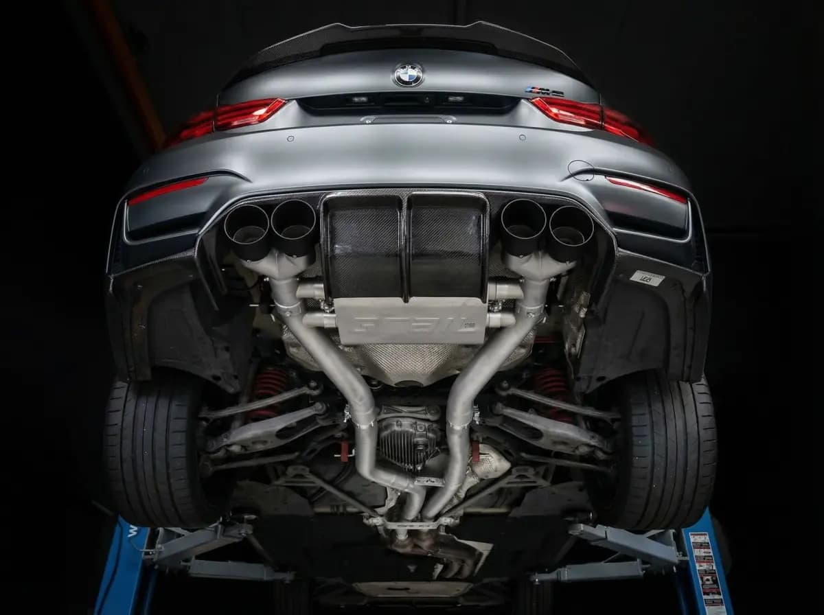 BMW M4 F82 - GRAIL DUPLEX SPORTAUSPUFF ANLAGE AB OPF Ø 76MM