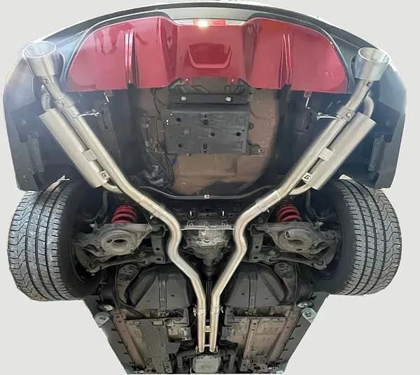 FORD MUSTANG 2.3 EcoBoost - GRAIL DUPLEX AUSPUFF ANLAGE AB KAT – Bild 3