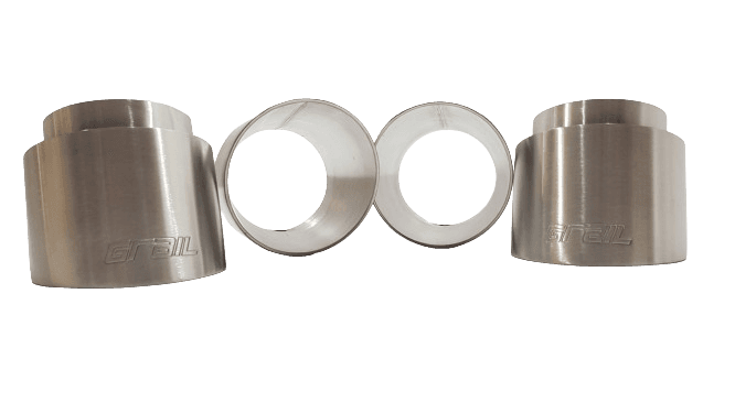 GRAIL EDELSTAHL ENDROHR SET 4 STÜCK V.2 – Bild 2