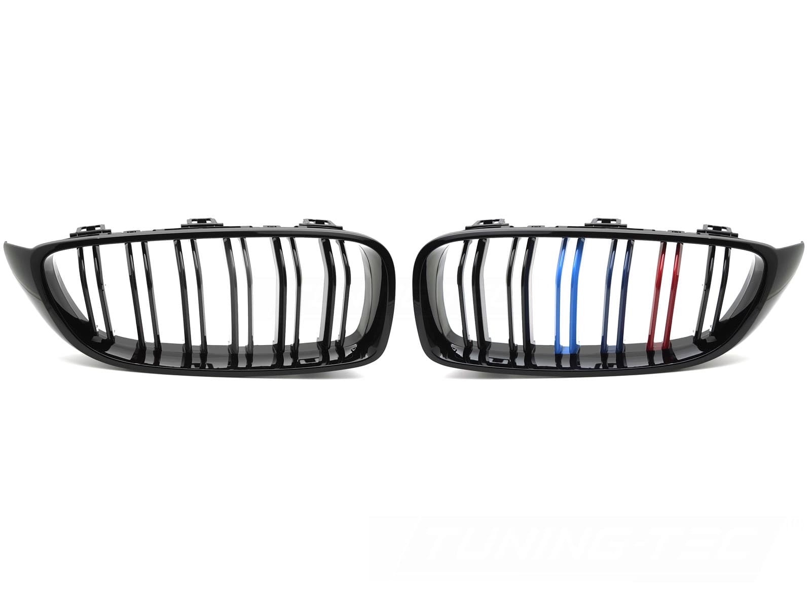 BMW F32 COUPE - SPORTGRILL GLANZ TRI-COLOR M PERFORMANCE OPTIK