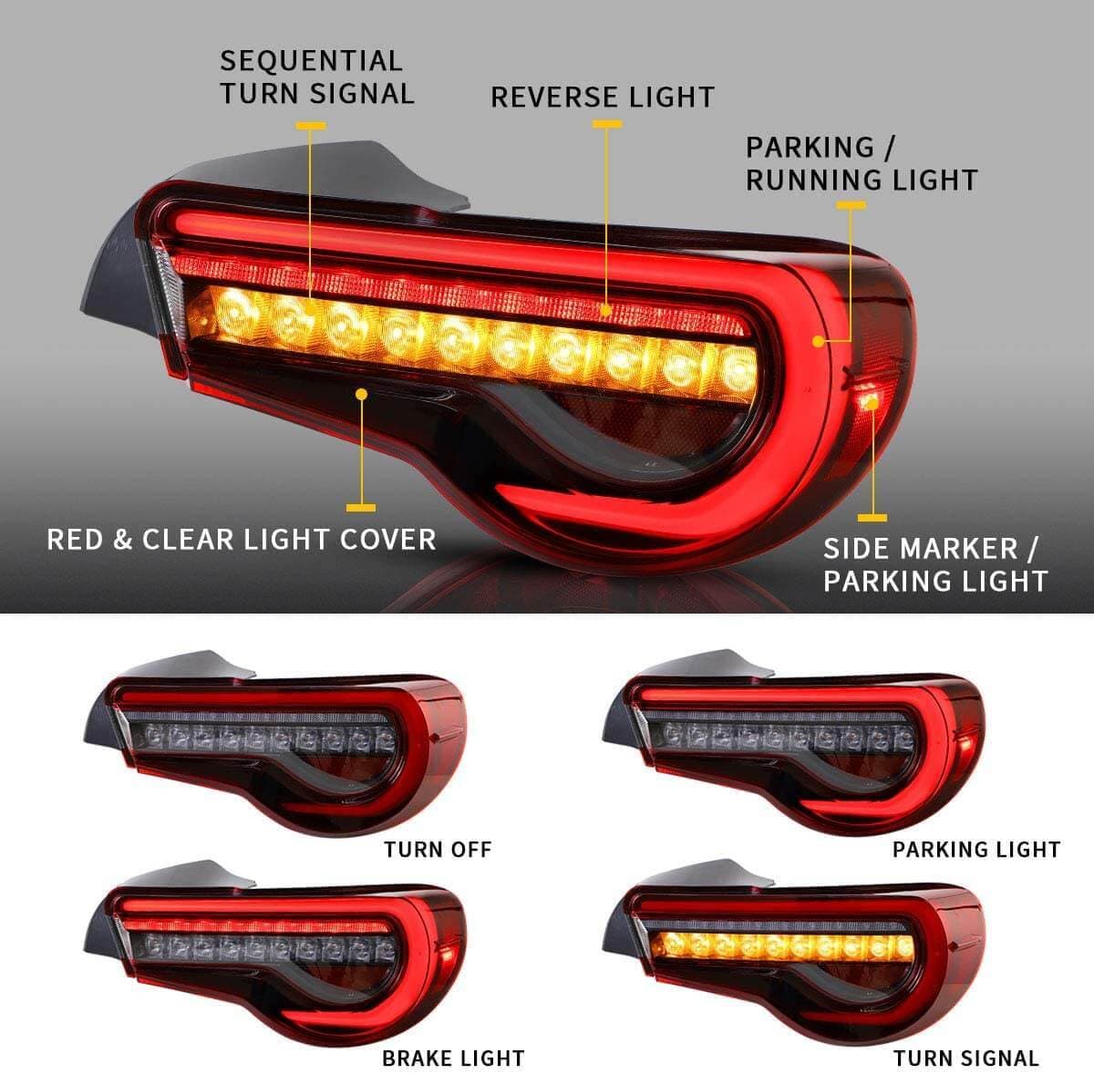 TOYOTA GT86 - LED LIGHTBAR RÜCKLEUCHTEN (DYNAMIC) – Bild 3