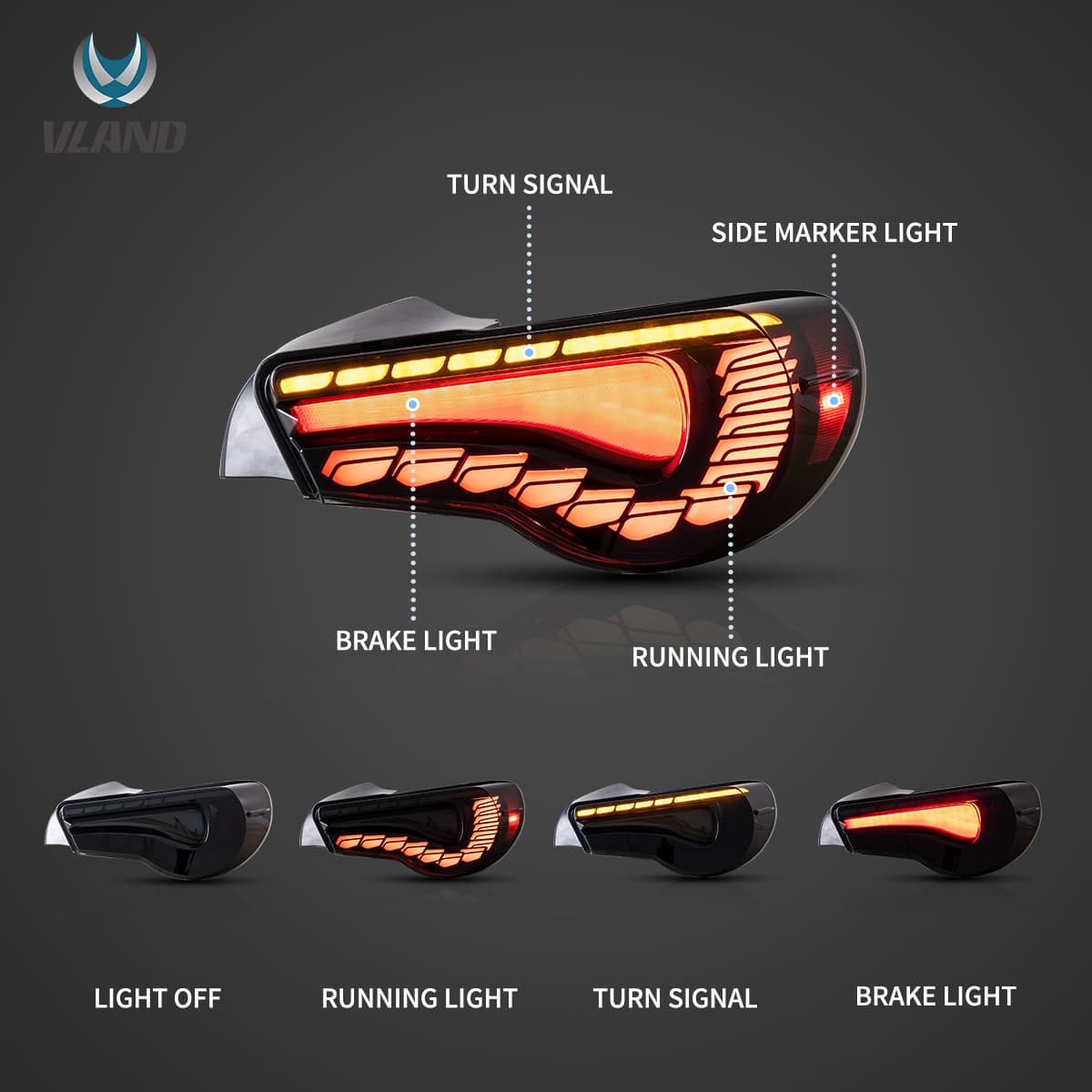 TOYOTA GT86 - OLED LIGHTBAR RÜCKLEUCHTEN (DYNAMIC) – Bild 2