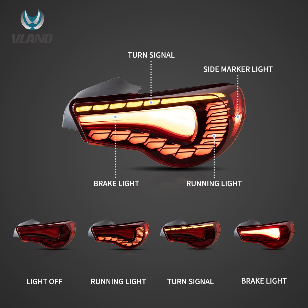TOYOTA GT86 - OLED LIGHTBAR RÜCKLEUCHTEN (DYNAMIC) – Bild 2