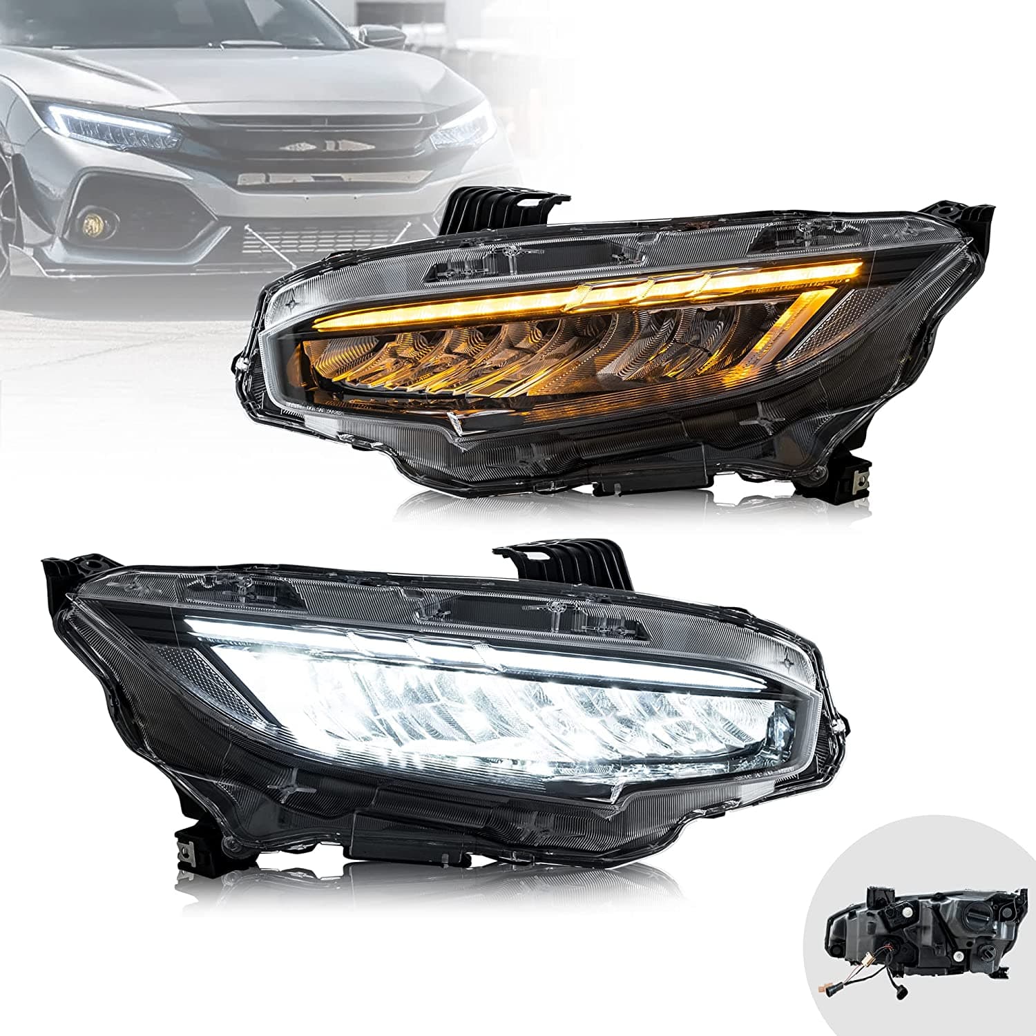 HONDA CIVIC 10 - VLAND FULL LED DYNAMIC FRONT SCHEINWERFER