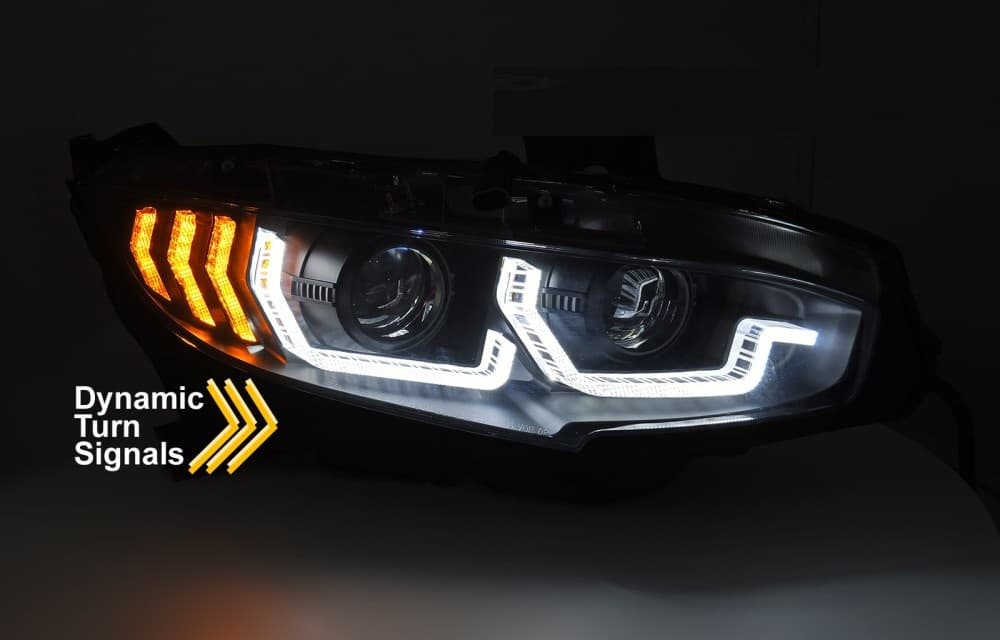 HONDA CIVIC 10 - LED DYNAMIC FRONT SCHEINWERFER – Bild 3