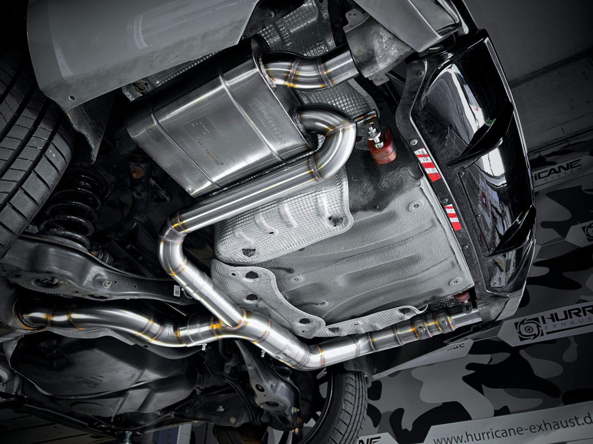 SKODA OCTAVIA RS - HURRICANE DUPLEX SPORTAUSPUFF ANLAGE AB KAT – Bild 4