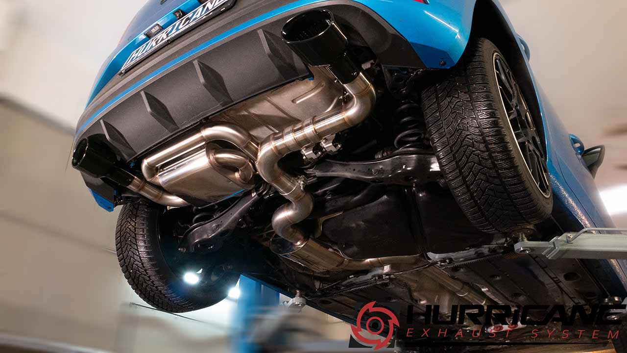 SEAT LEON CUPRA 265 - HURRICANE Ø 89MM DUPLEX SPORTAUSPUFF ANLAGE AB KAT – Bild 5