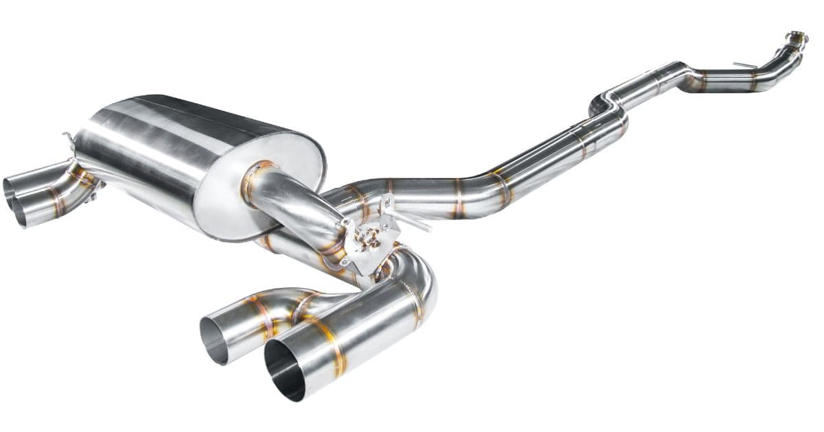 BMW M2 - HURRICANE DUPLEX AUSPUFF ANLAGE AB KATALYSATOR Ø 89MM