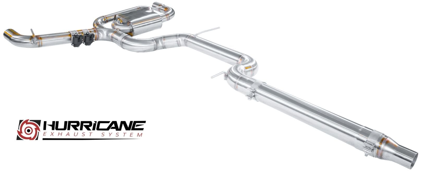 VW GOLF 8 GTI - HURRICANE DUPLEX SPORTAUSPUFF ANLAGE AB OPF Ø 89MM – Bild 3