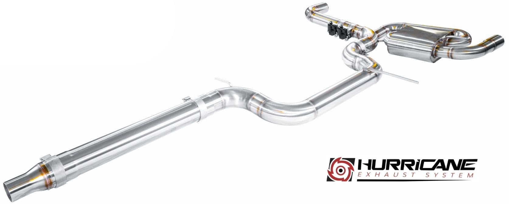 VW GOLF 8 GTI - HURRICANE DUPLEX SPORTAUSPUFF ANLAGE AB OPF Ø 89MM – Bild 4