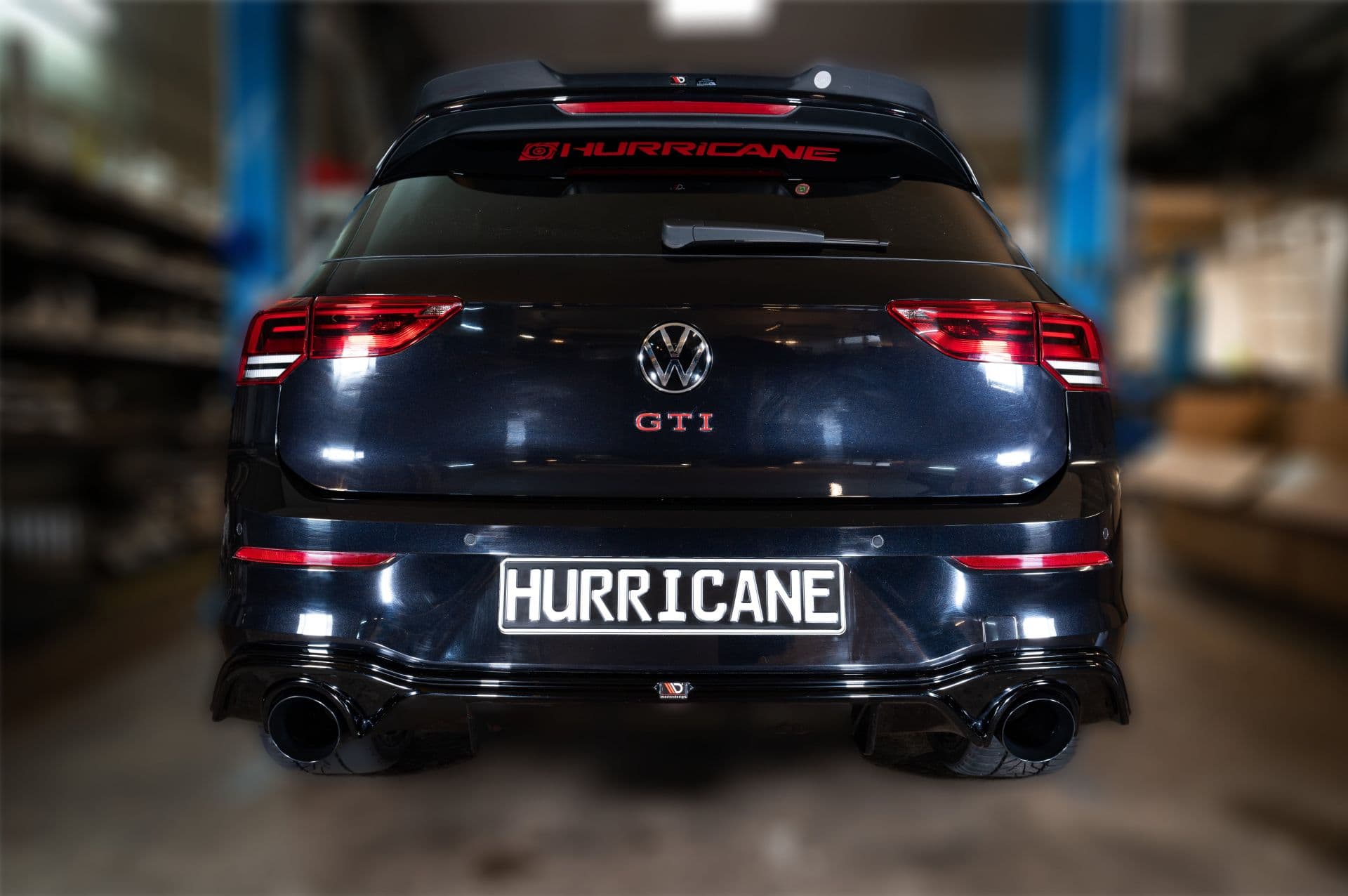VW GOLF 8 GTI - HURRICANE DUPLEX SPORTAUSPUFF ANLAGE AB OPF Ø 89MM – Bild 5