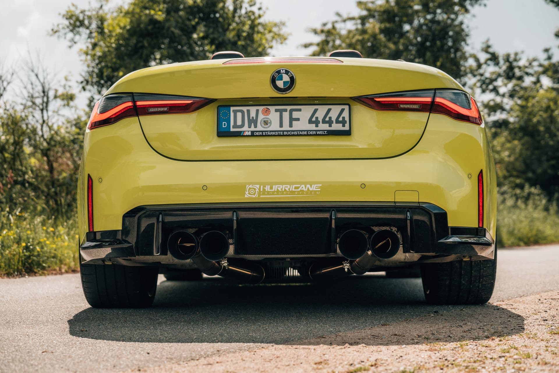 BMW M4 COMPETITION - HURRICANE DUPLEX SPORTAUSPUFF ANLAGE Ø 89MM – Bild 5