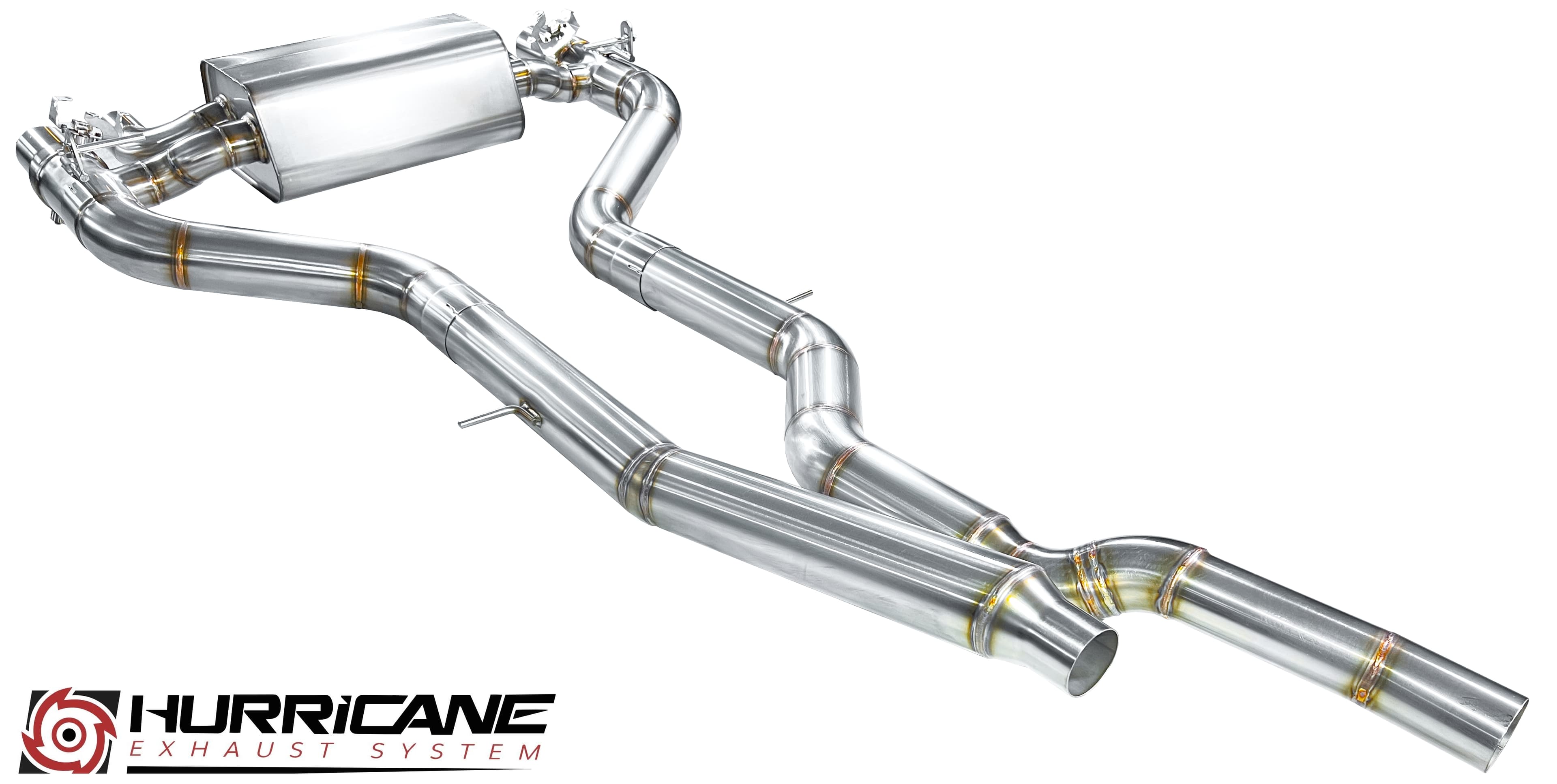 BMW M2 COMPETITION - HURRICANE DUPLEX AUSPUFF ANLAGE AB OPF Ø 89MM – Bild 3