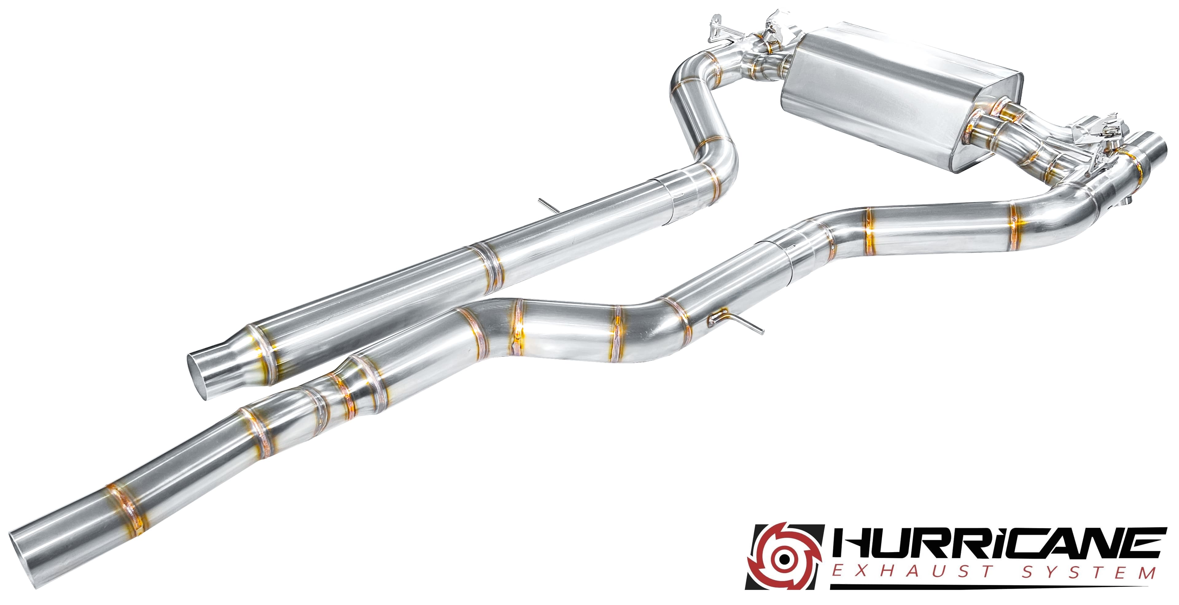 BMW M2 COMPETITION - HURRICANE DUPLEX AUSPUFF ANLAGE AB OPF Ø 89MM – Bild 4