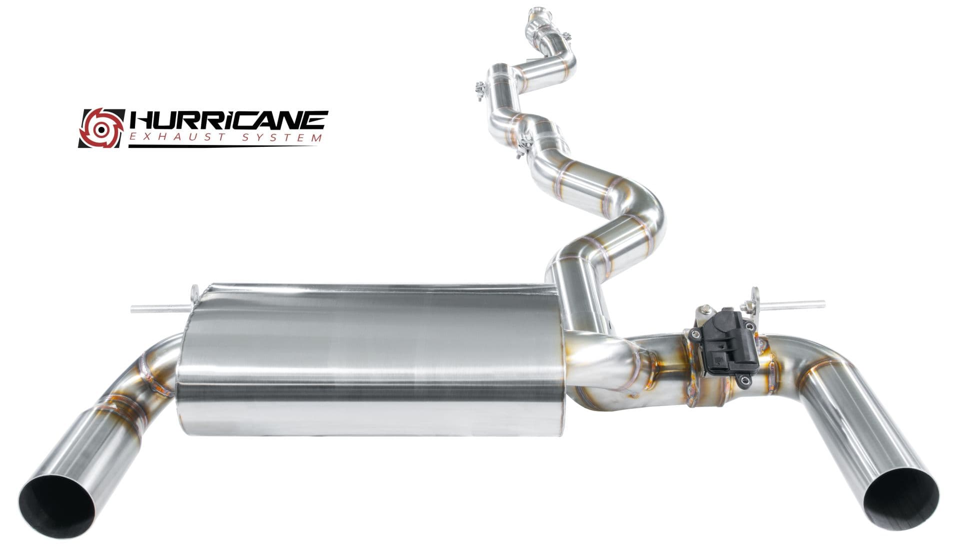 BMW M235i - HURRICANE DUPLEX AUSPUFF ANLAGE AB KATALYSATOR Ø 89MM – Bild 2