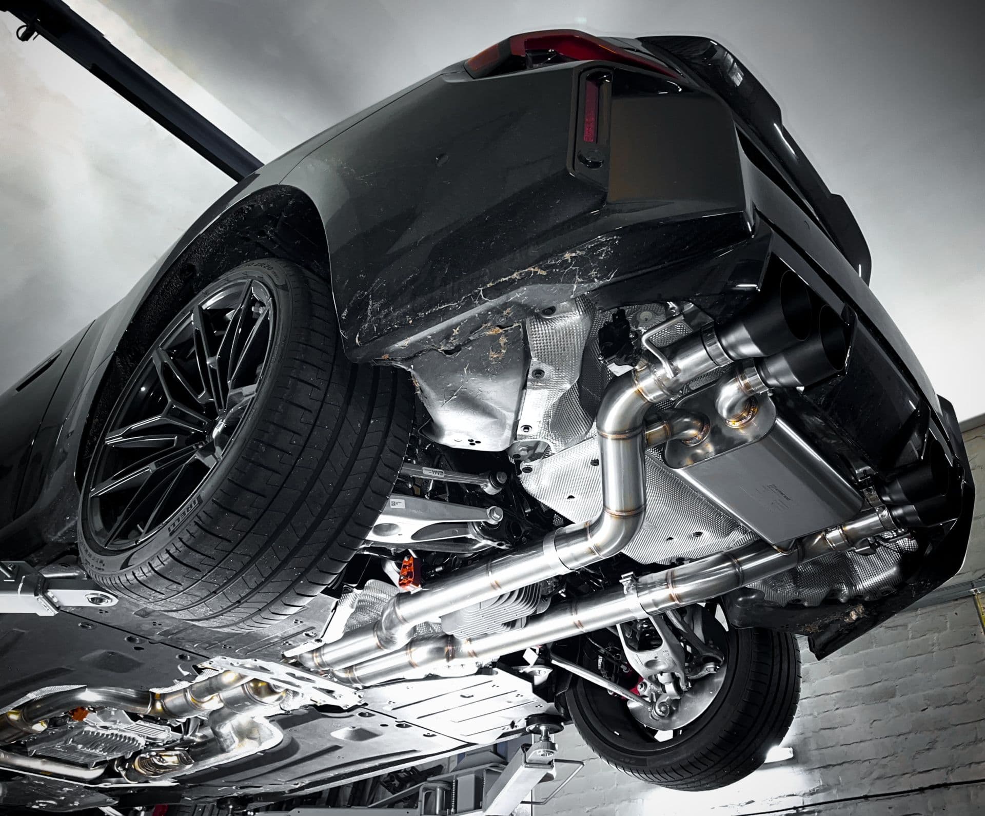 BMW M2 - HURRICANE DUPLEX AUSPUFF ANLAGE AB OPF Ø 89MM – Bild 3