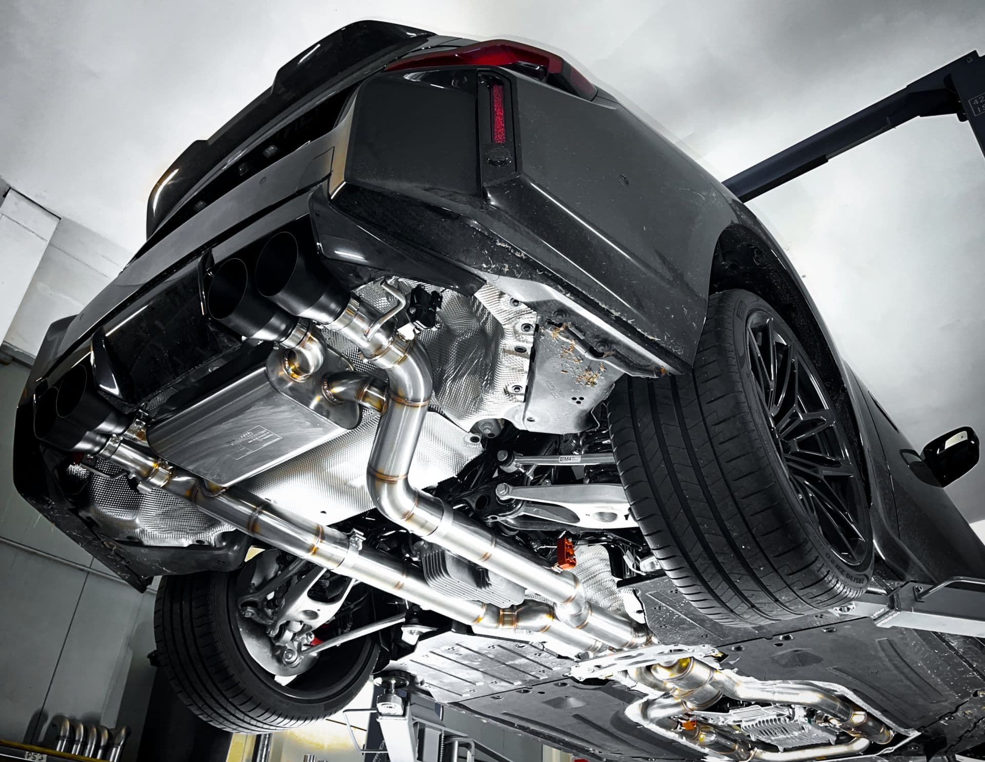 BMW M2 - HURRICANE DUPLEX AUSPUFF ANLAGE AB OPF Ø 89MM – Bild 5