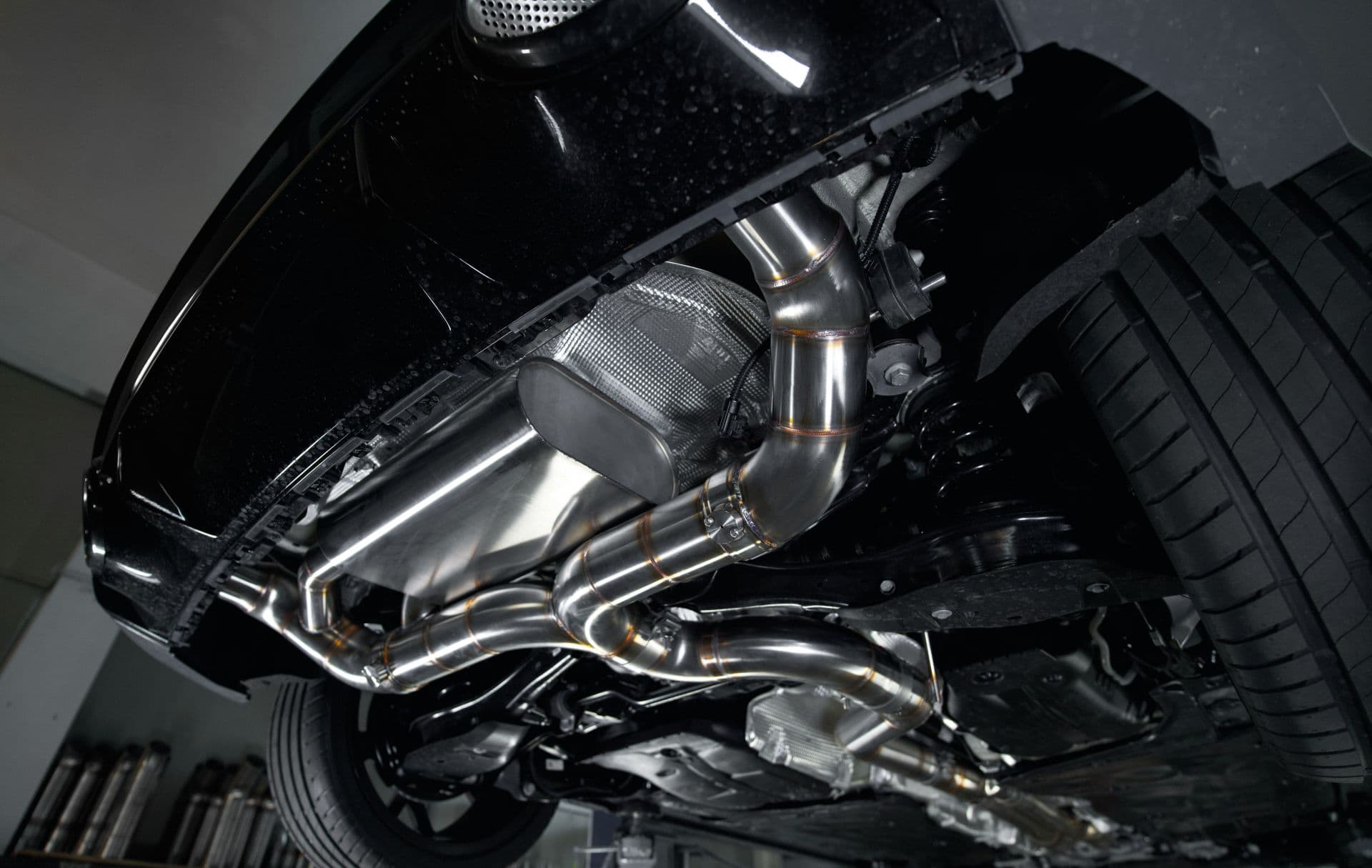 AUDI RS3 SPORTBACK - HURRICANE DUPLEX SPORTAUSPUFF ANLAGE AB OPF Ø 89MM – Bild 5