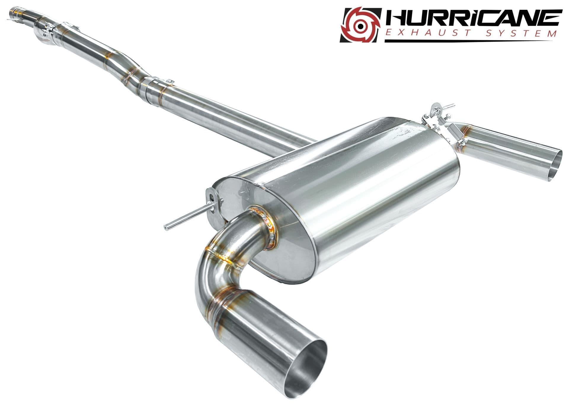 BMW M240i - HURRICANE DUPLEX AUSPUFF ANLAGE AB KATALYSATOR Ø 89MM – Bild 2