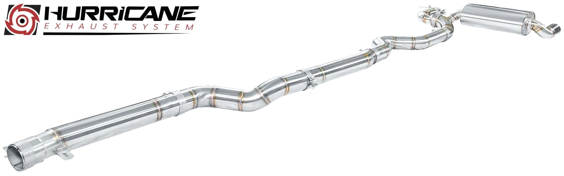 BMW M240i - HURRICANE DUPLEX AUSPUFF ANLAGE AB KATALYSATOR Ø 89MM – Bild 3