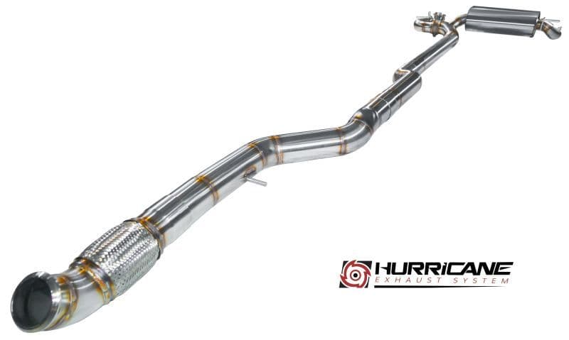 BMW 435i - HURRICANE DUPLEX AUSPUFF ANLAGE AB KATALYSATOR Ø 89MM – Bild 3