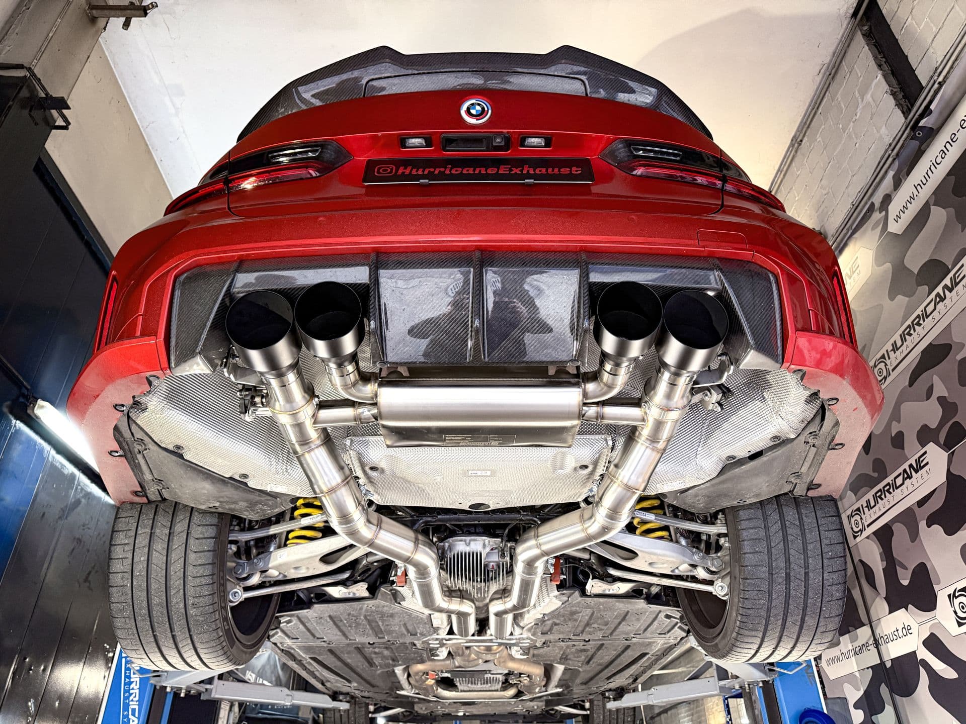 BMW M3 COMPETITION - HURRICANE DUPLEX SPORTAUSPUFF ANLAGE Ø 89MM – Bild 3