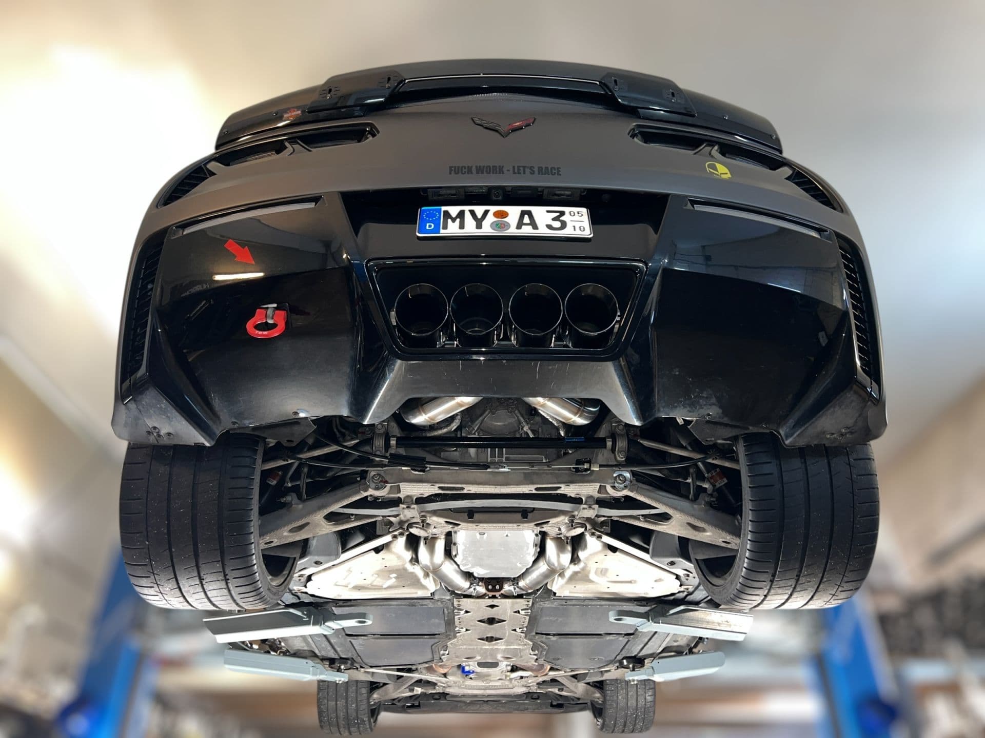 CORVETTE C7 / Z06 - HURRICANE SPORTAUSPUFF ANLAGE Ø 89MM – Bild 4