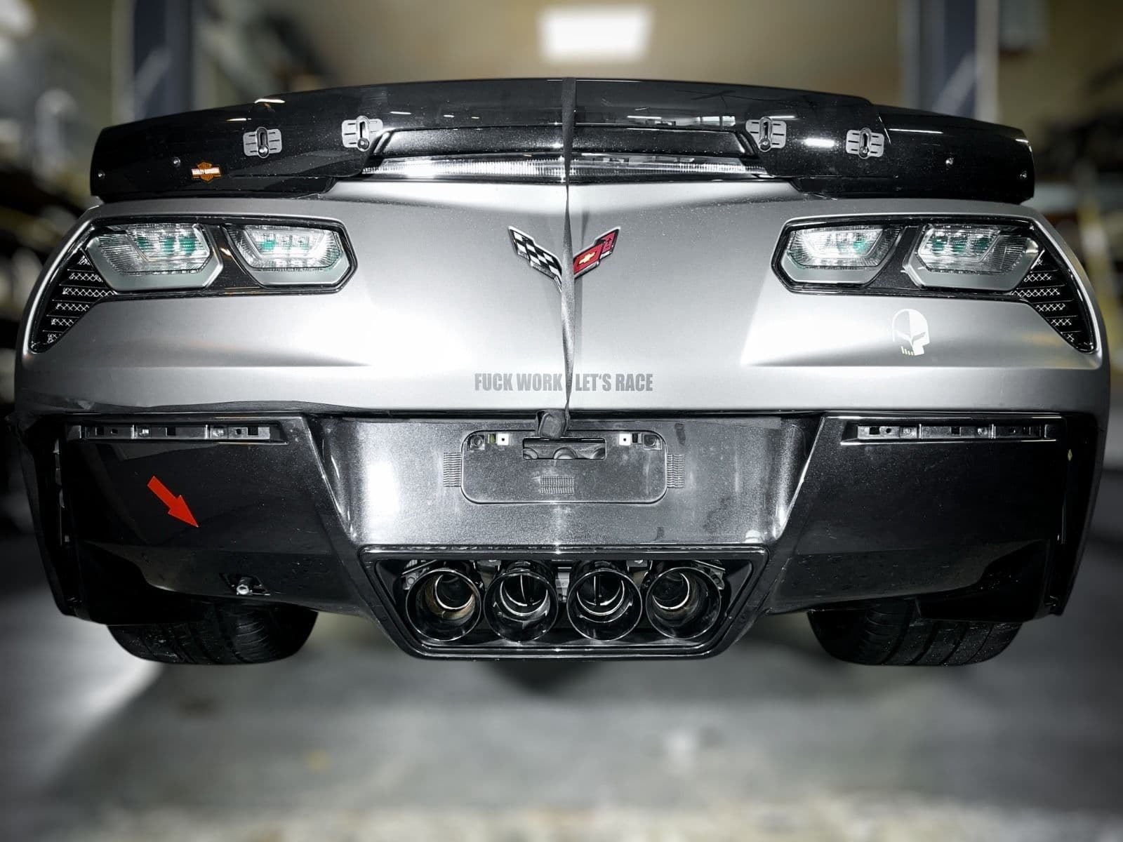 CORVETTE C7 / Z06 - HURRICANE SPORTAUSPUFF ANLAGE Ø 89MM – Bild 3