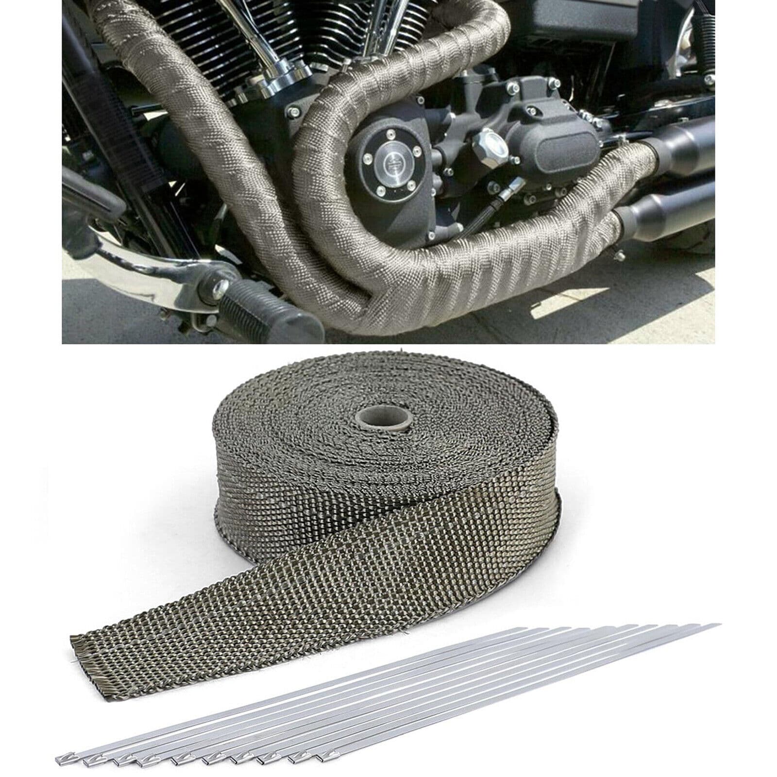 10M X 5CM / HITZESCHUTZBAND / HITZESCHUTZ / WÄRMEBAND