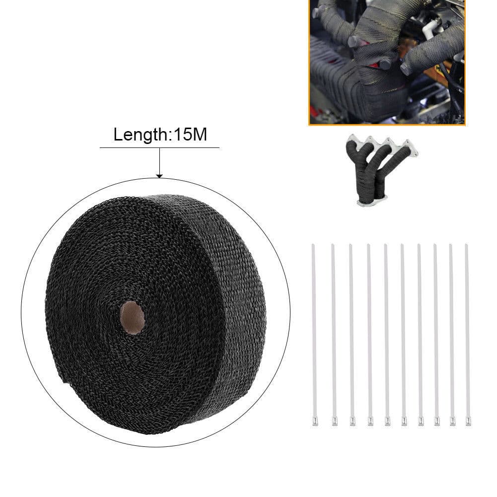 15M X 5CM / HITZESCHUTZBAND / HITZESCHUTZ / WÄRMEBAND – Bild 3