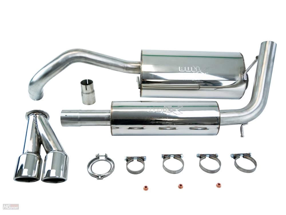 VW POLO GTI - BULL-X AUSPUFF ANLAGE AB KAT Ø 63.5MM