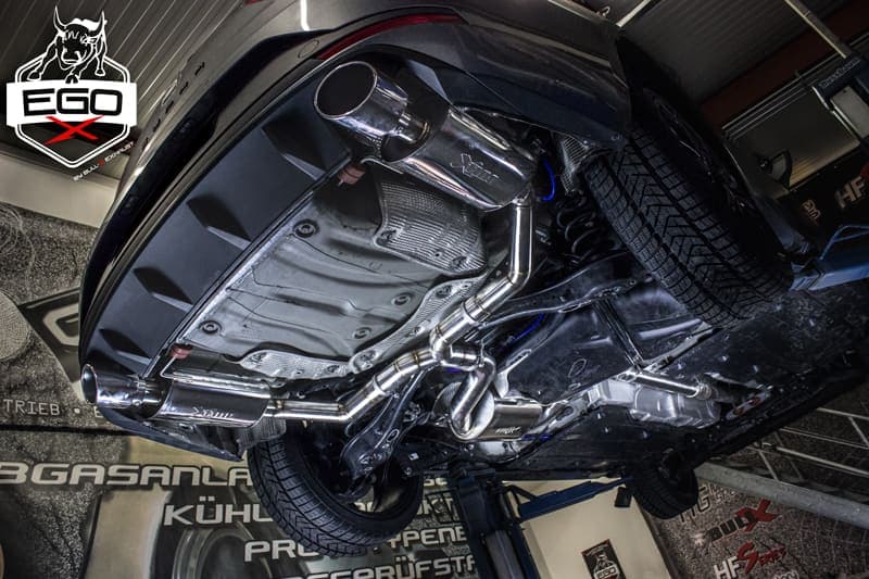 SEAT LEON ST CUPRA - EGO-X AUSPUFF ANLAGE AB KATALYSATOR – Bild 2