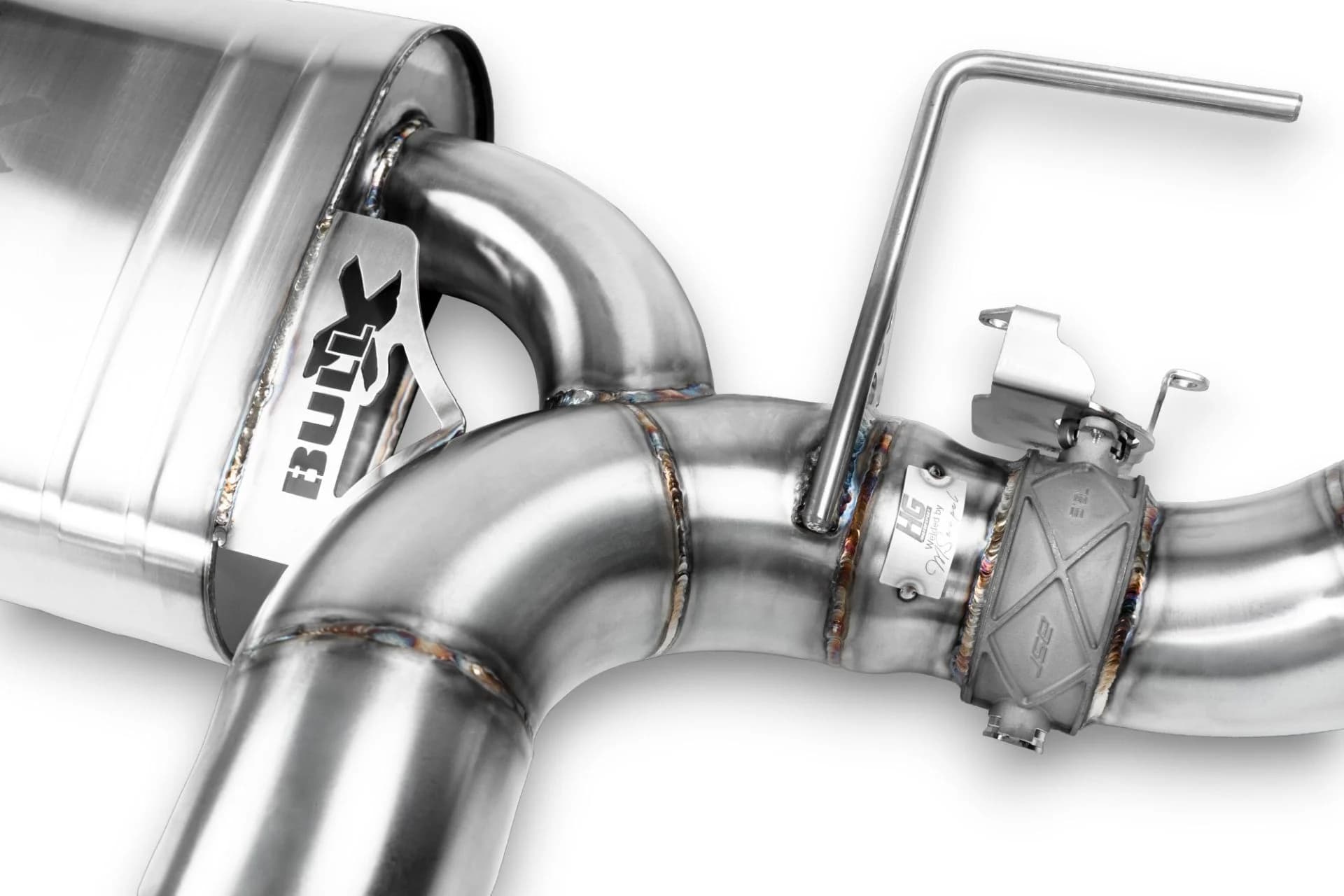 BMW 320i - EGO-X DUPLEX SPORTAUSPUFF ANLAGE AB OPF Ø 89MM – Bild 2