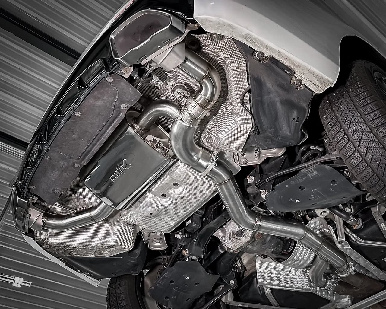 BMW M440i xDrive - EGO-X DUPLEX SPORTAUSPUFF ANLAGE Ø 89MM – Bild 3