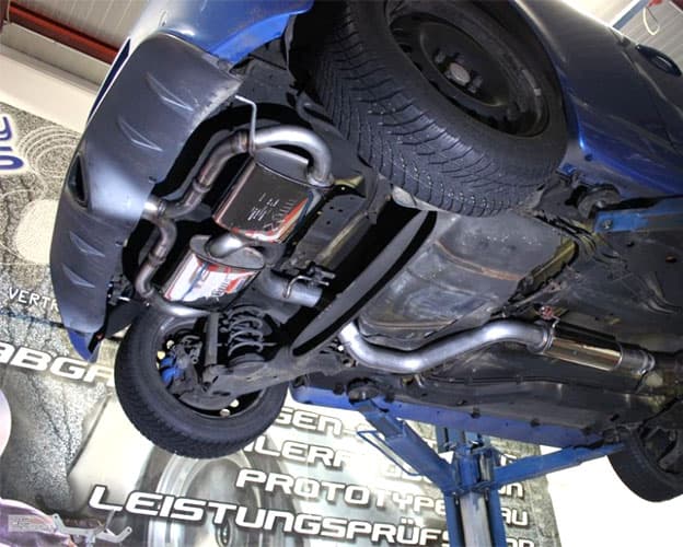 OPEL CORSA D OPC - Ø 76MM AUSPUFF ANLAGE MITTIG – Bild 2
