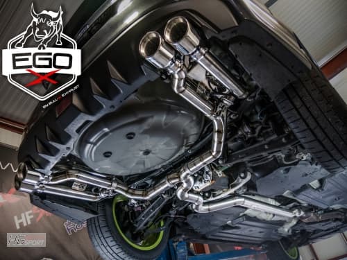 SUBARU IMPREZA WRX STI - DUPLEX AUSPUFF ANLAGE AB KATALYSATOR – Bild 2
