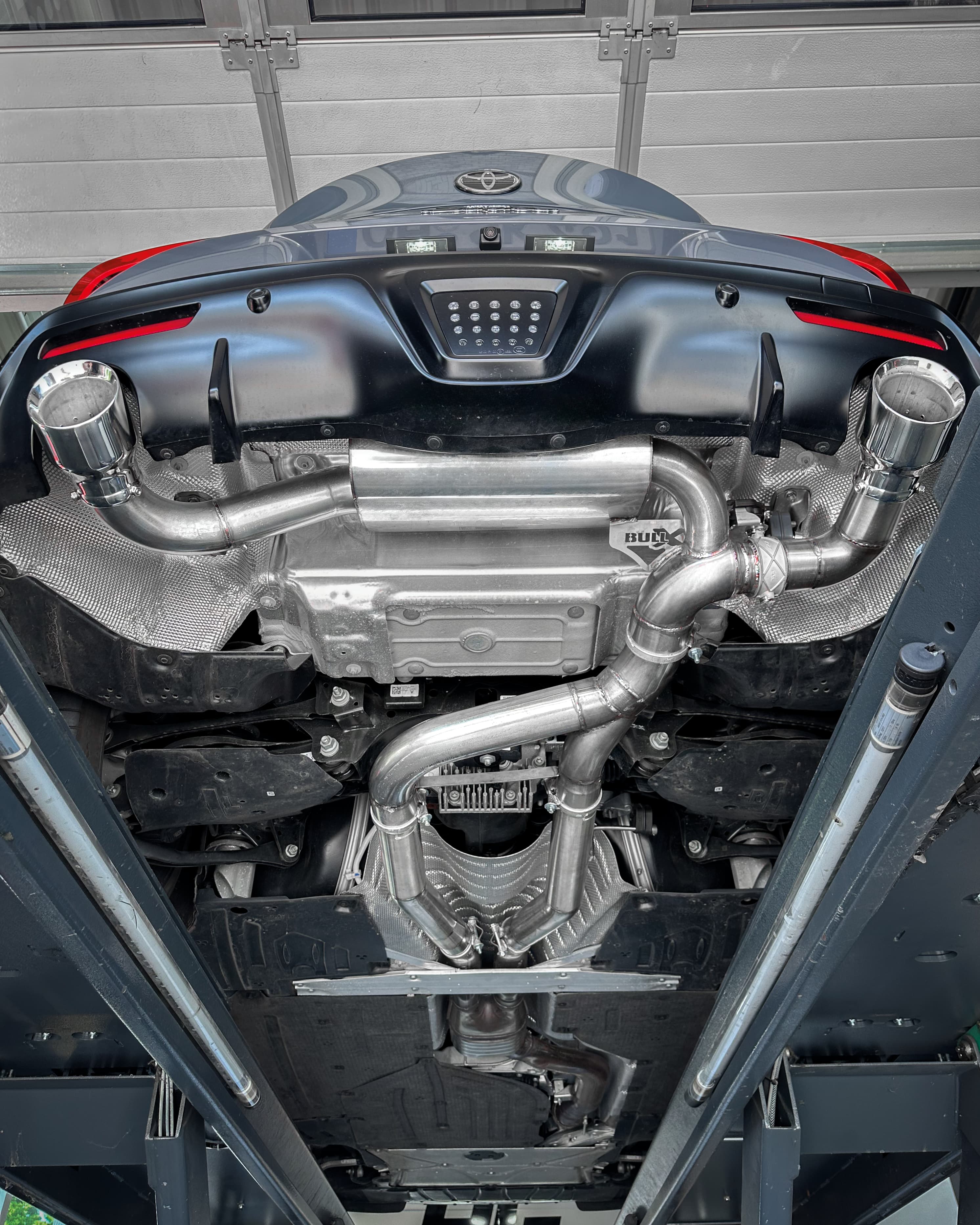 TOYOTA SUPRA - EGO-X DUPLEX AUSPUFF ANLAGE AB KAT / OPF