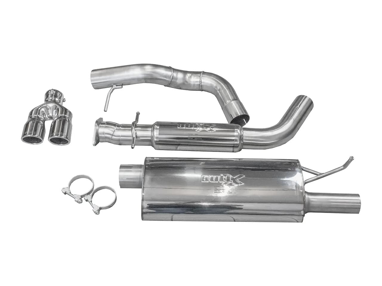 SEAT LEON CUPRA R - BULL-X Ø 76MM AUSPUFF ANLAGE AB KATALYSATOR – Bild 2