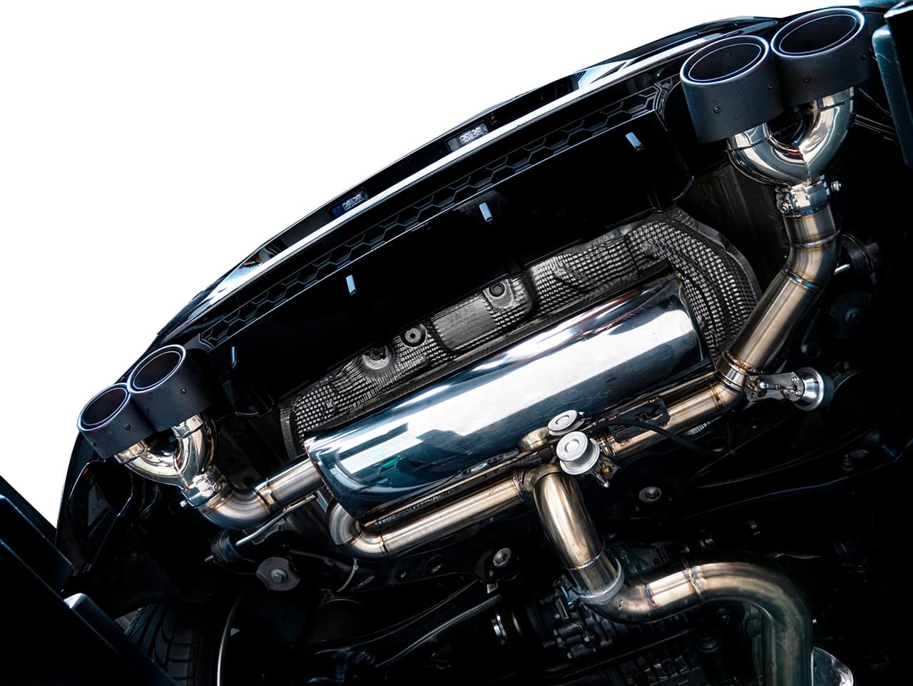 VW GOLF 7.5 R - EGO-X Ø 76MM DUPLEX SPORTAUSPUFF ANLAGE – Bild 2