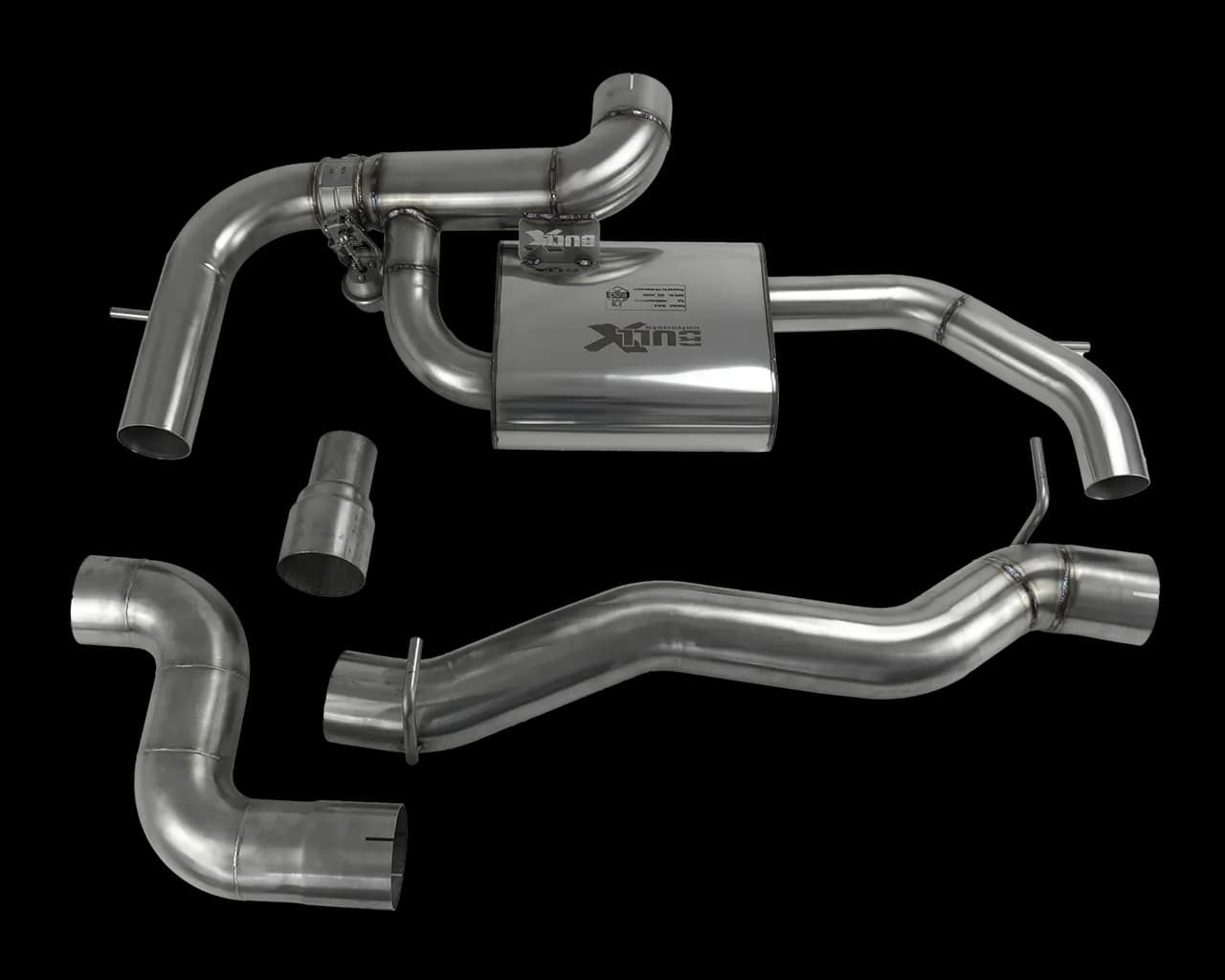 SEAT ATECA CUPRA 4X4 - DUPLEX SPORTAUSPUFF ANLAGE AB OPF Ø 89MM – Bild 2