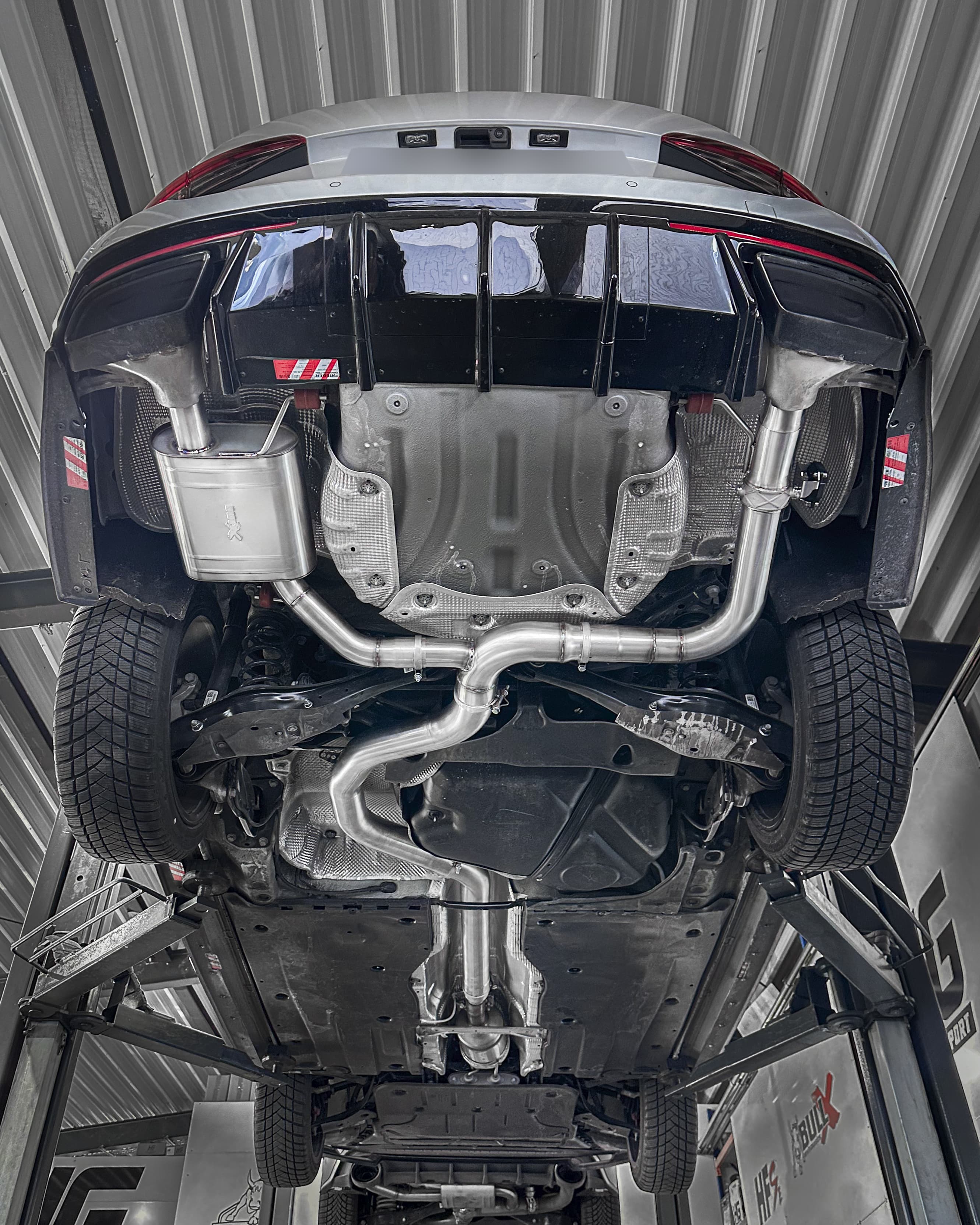 SKODA OCTAVIA RS - DUPLEX SPORTAUSPUFF ANLAGE AB OPF Ø 89MM – Bild 2