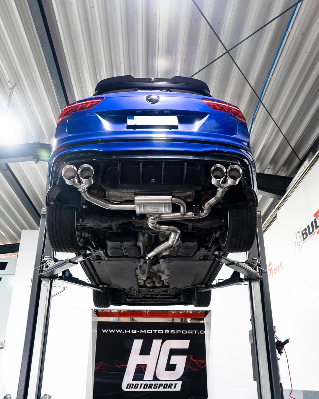 VW TIGUAN R - EGO-X DUPLEX SPORTAUSPUFF ANLAGE AB OPF Ø 89MM – Bild 2