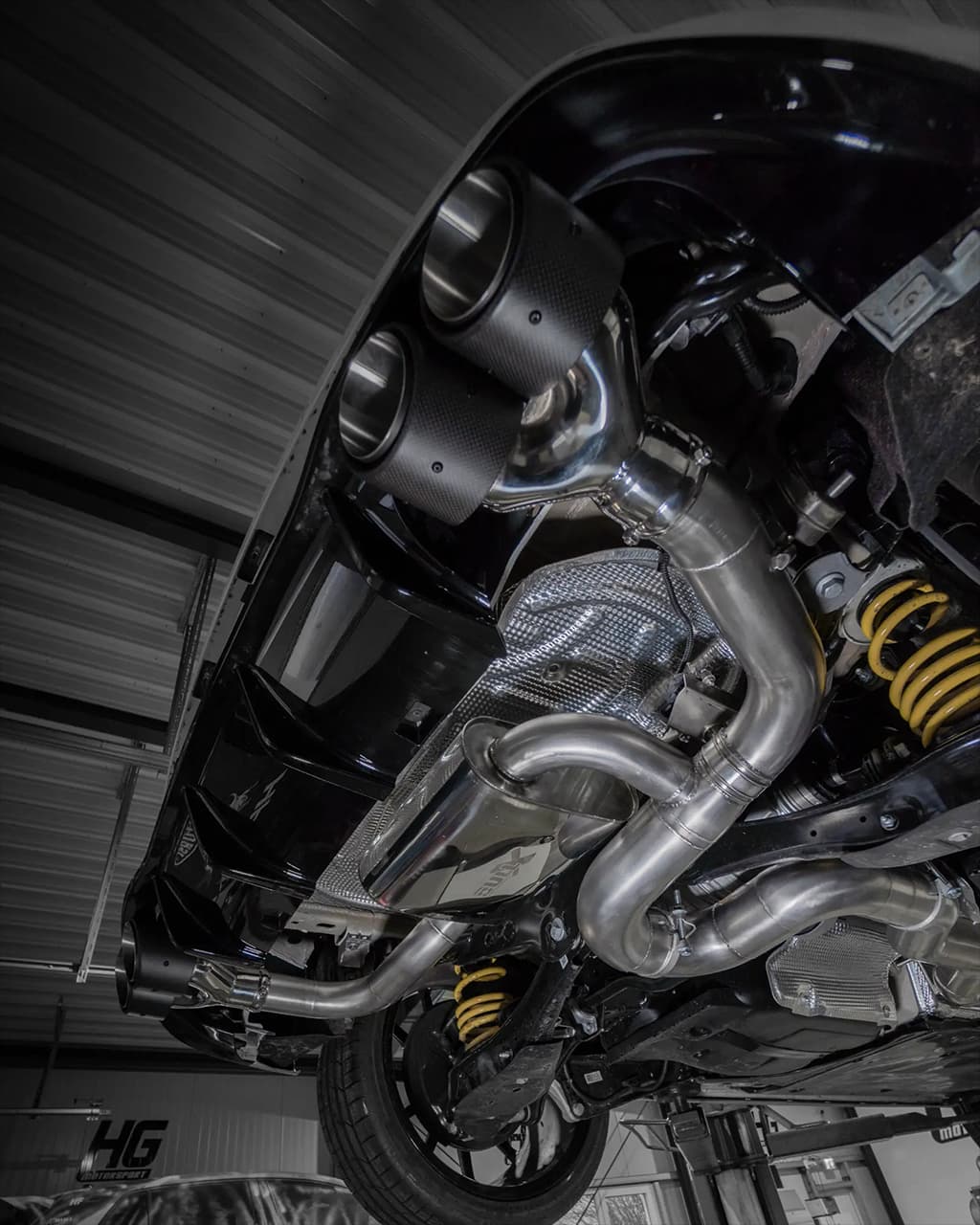VW GOLF 8 R - EGO-X DUPLEX SPORTAUSPUFF ANLAGE AB OPF Ø 89MM – Bild 5