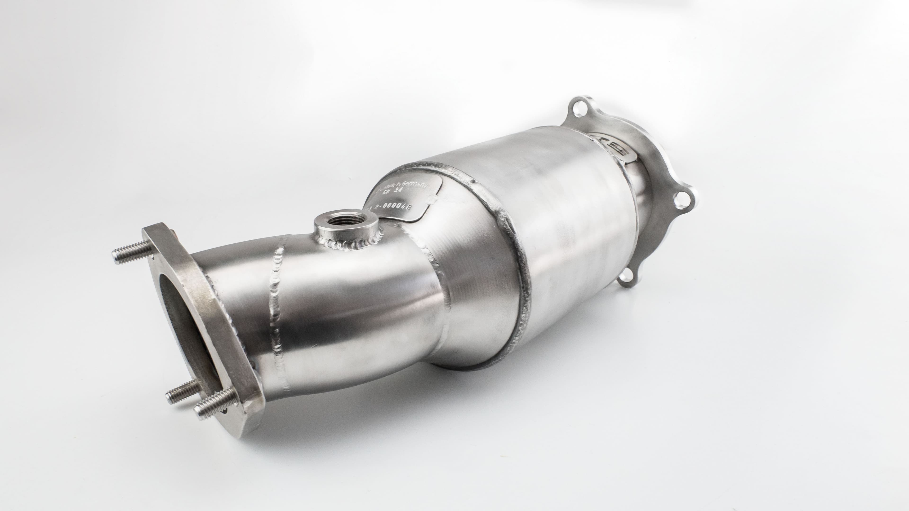 AUDI A5 - BULL-X Ø 89/76MM DOWNPIPE MIT HJS SPORT KATALYSATOR – Bild 2