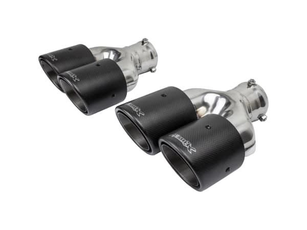 EGO-X 89MM ECHT CARBON ENDROHR MIT KUGELKOPF-PRINZIP HGERY289B-C-EGO